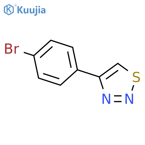 4-(4-Bromophenyl)-1,2,3-thiadiazole structure