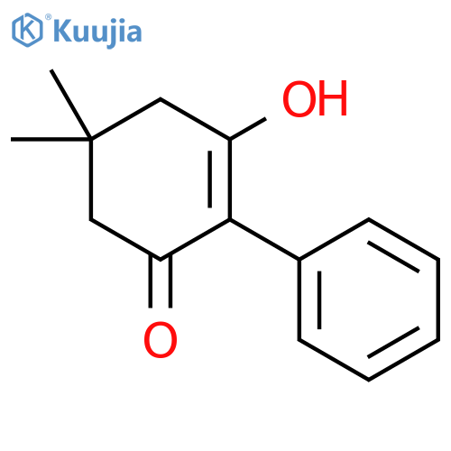 2-Cyclohexen-1-one, 3-hydroxy-5,5-dimethyl-2-phenyl- structure