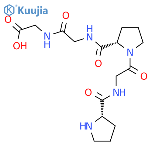 L-Prolylglycyl-L-prolylglycylglycine structure