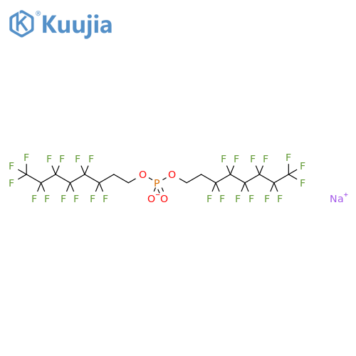Sodium bis(1H,1H,2H,2H-Perfluorooctyl)phosphate structure