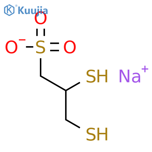 Sodium 2,\u200b3-\u200bDimercaptopropane-\u200b1-\u200bsulfonate structure
