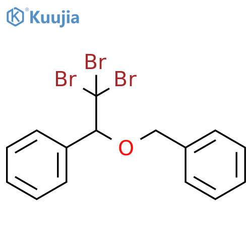 BENZENE, [(2,2,2-TRIBROMO-1-PHENYLETHOXY)METHYL]- structure