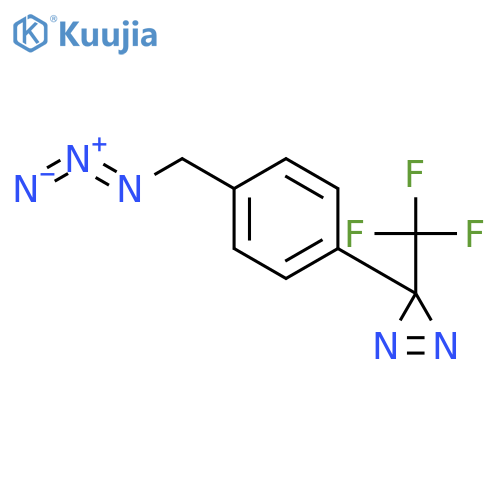 3H-DIAZIRINE, 3-[4-(AZIDOMETHYL)PHENYL]-3-(TRIFLUOROMETHYL)- structure