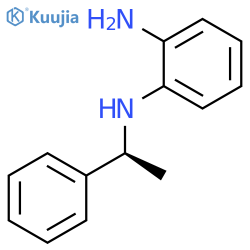 1,2-Benzenediamine, N-[(1S)-1-phenylethyl]- structure