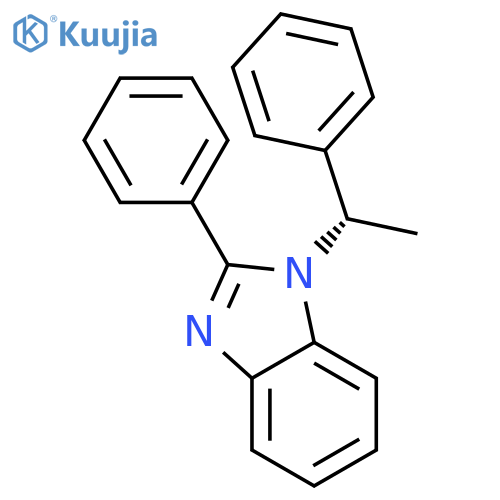 1H-BENZIMIDAZOLE, 2-PHENYL-1-[(1S)-1-PHENYLETHYL]- structure