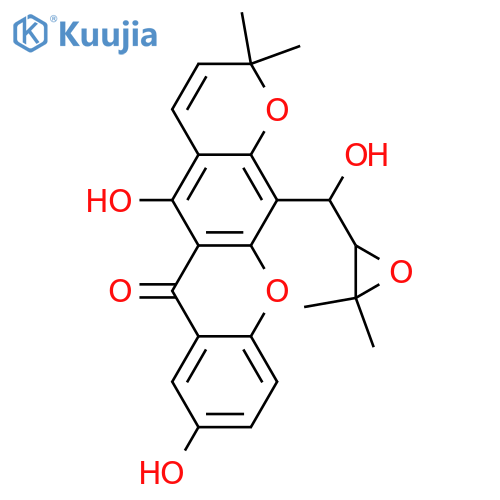 Toxyloxanthone A; 10-Deoxy, 1'ξ,8-dihydroxy, 2'ξ,3'-epoxide structure