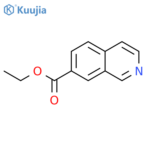 Ethyl isoquinoline-7-carboxylate structure