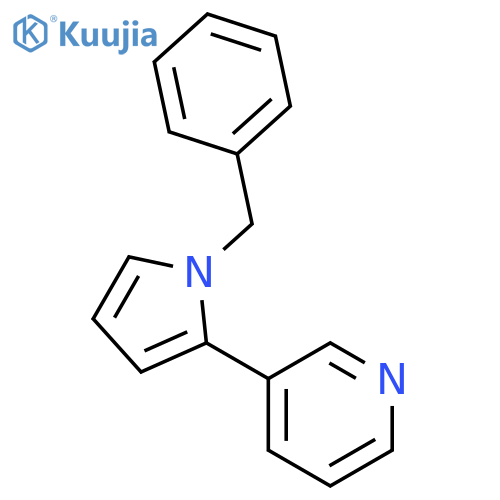 Pyridine, 3-[1-(phenylmethyl)-1H-pyrrol-2-yl]- structure