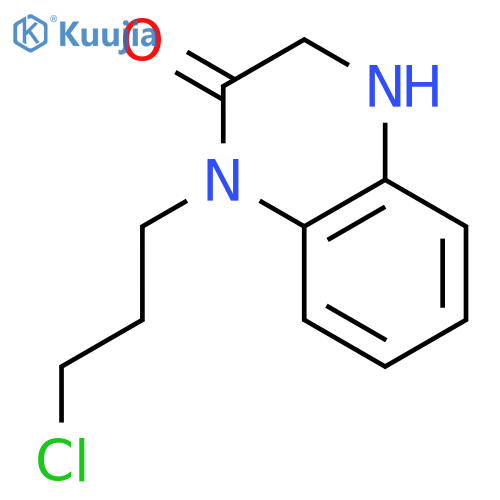 2(1H)-Quinoxalinone, 1-(3-chloropropyl)-3,4-dihydro- structure