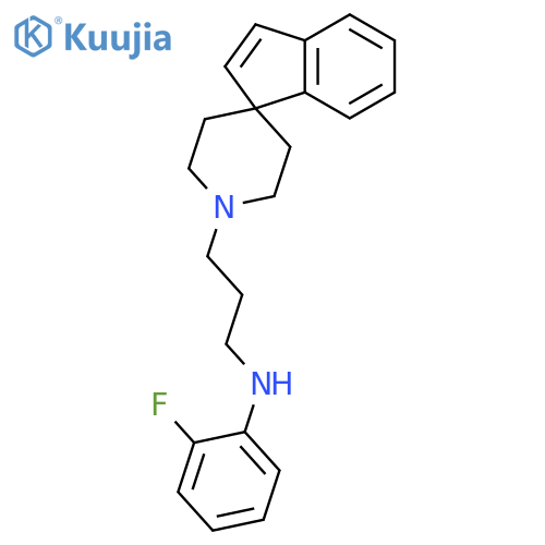 SPIRO[1H-INDENE-1,4'-PIPERIDINE]-1'-PROPANAMINE, N-(2-FLUOROPHENYL)- structure
