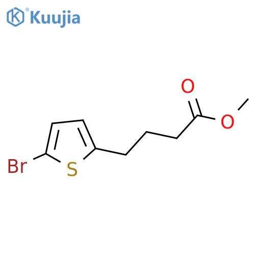 2-THIOPHENEBUTANOIC ACID, 5-BROMO-, METHYL ESTER structure