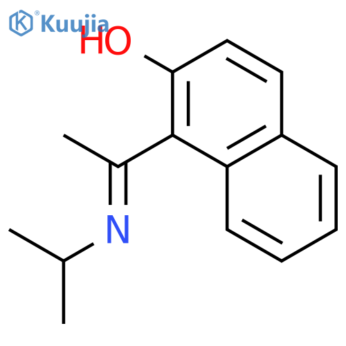 2-Naphthalenol, 1-[1-[(1-methylethyl)imino]ethyl]- structure