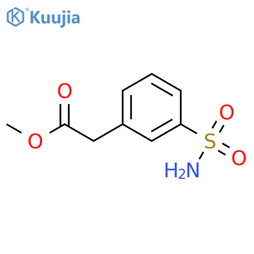 methyl 2-(3-sulfamoylphenyl)acetate structure