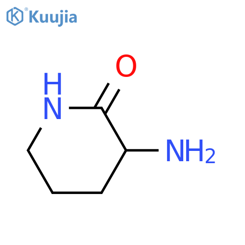 3-Amino-2-piperidinone; (±)-form structure