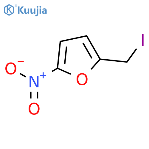 Furan, 2-(iodomethyl)-5-nitro- structure