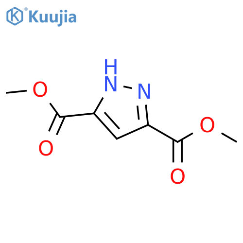 3,5-dimethyl 1H-pyrazole-3,5-dicarboxylate structure