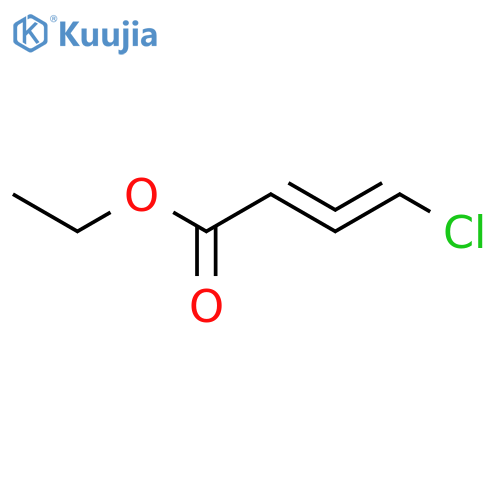 2,3-BUTADIENOIC ACID, 4-CHLORO-, ETHYL ESTER structure