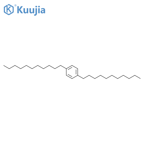 BENZENE, 1,4-DIUNDECYL- structure