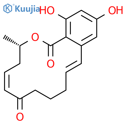7',8'-Didehydro(E-)-(S,E)-Zearalenone structure