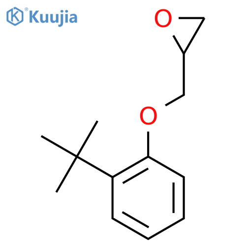 2-(2-tert-butylphenoxymethyl)oxirane structure