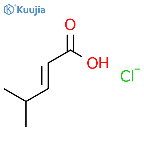 Chloride-(E)-4-Methyl-2-pentenoic acid structure