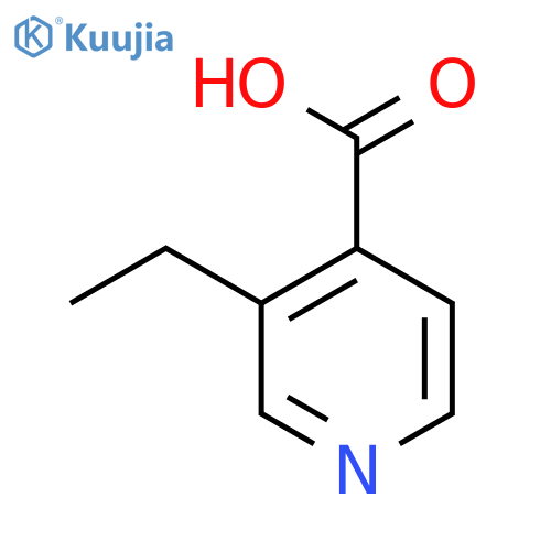 3-ethylpyridine-4-carboxylic acid structure
