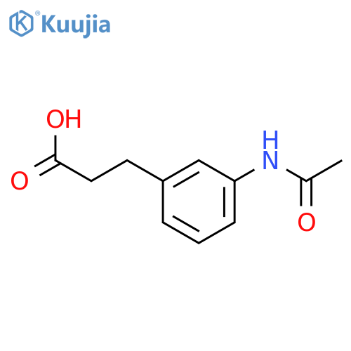 3-(3-Acetamidophenyl)propanoic acid structure
