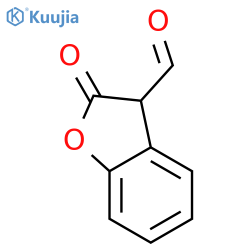 3-Benzofurancarboxaldehyde, 2,3-dihydro-2-oxo- structure