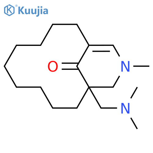13-Azabicyclo[9.3.1]pentadec-11-en-15-one, 1-[(dimethylamino)methyl]-13-methyl- structure