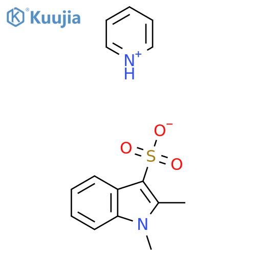 Pyridinium 1,2-dimethylindole-3-sulfonate structure