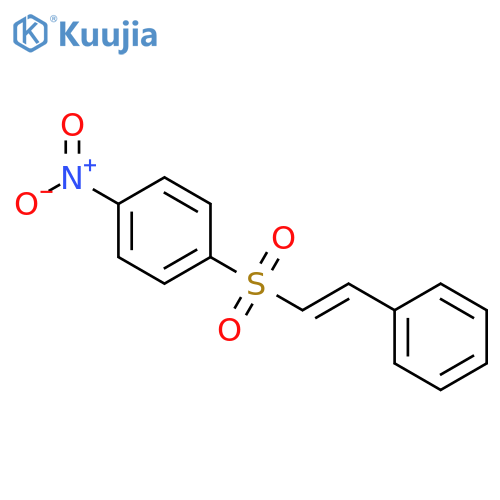 1-nitro-4-(2-phenylethenesulfonyl)benzene structure