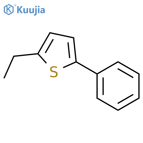 Thiophene, 2-ethyl-5-phenyl- structure