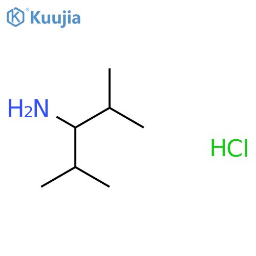 2,4-Dimethylpentan-3-amine hydrochloride structure