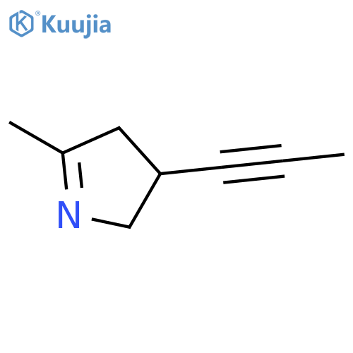 2H-Pyrrole,3,4-dihydro-5-methyl-3-(1-propynyl)-(9CI) structure