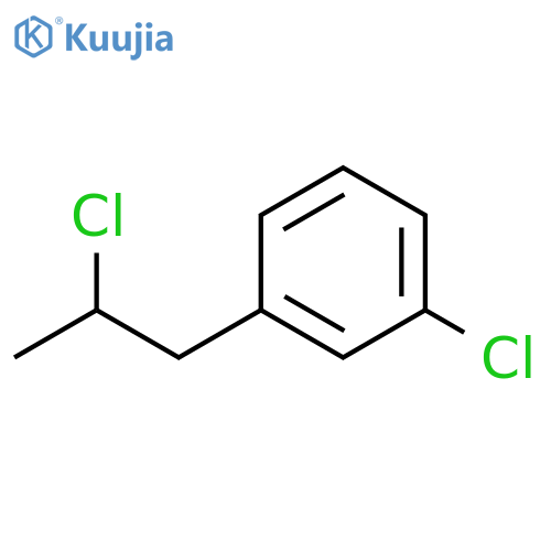 Benzene, 1-chloro-3-(2-chloropropyl)- structure
