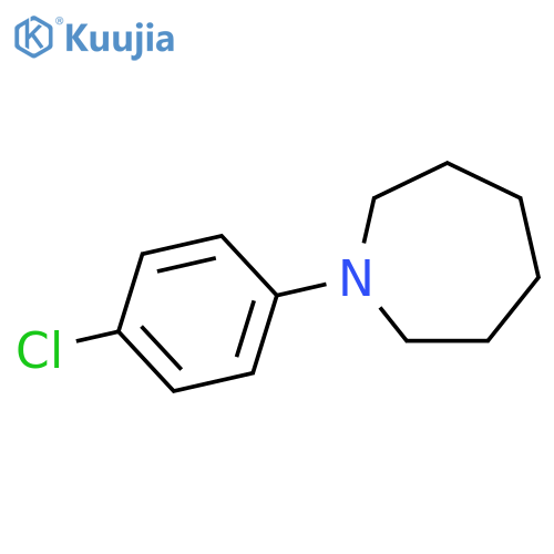 1H-Azepine, 1-(4-chlorophenyl)hexahydro- structure