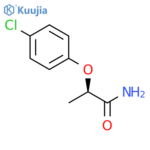PROPANAMIDE, 2-(4-CHLOROPHENOXY)-, (2R)- structure