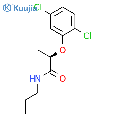 Propanamide, 2-(2,5-dichlorophenoxy)-N-propyl-, (2R)- structure