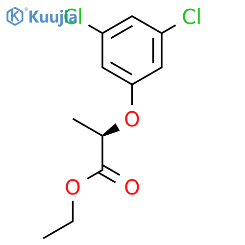 Propanoic acid, 2-(3,5-dichlorophenoxy)-, ethyl ester, (2R)- structure