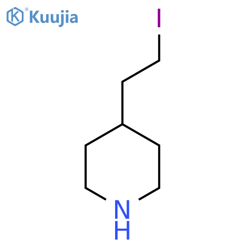 4-(2-Iodoethyl)piperidine structure