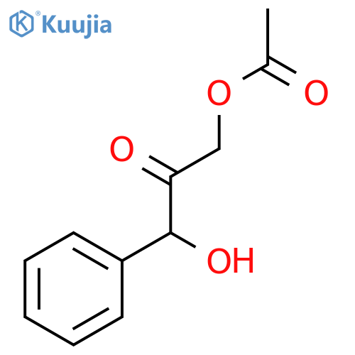 2-Propanone, 3-(acetyloxy)-1-hydroxy-1-phenyl- structure