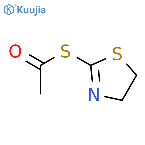 Ethanethioic acid, S-(4,5-dihydro-2-thiazolyl) ester structure