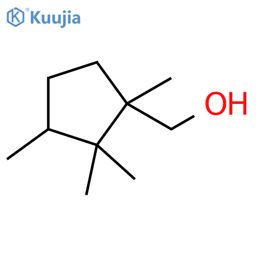 (1,2,2,3-tetramethylcyclopentyl)methanol structure