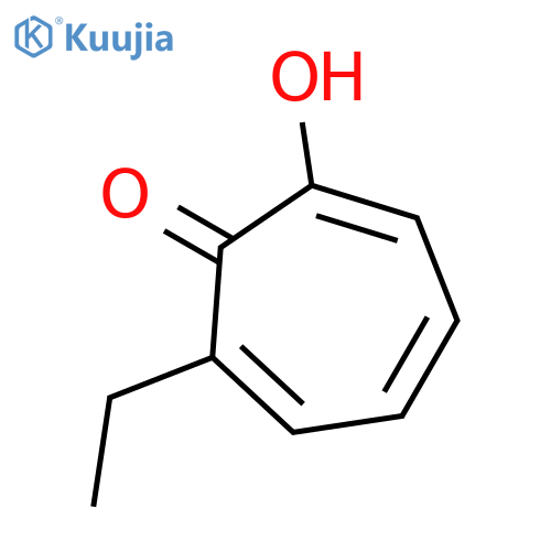 2,4,6-Cycloheptatrien-1-one,2-ethyl-7-hydroxy- structure