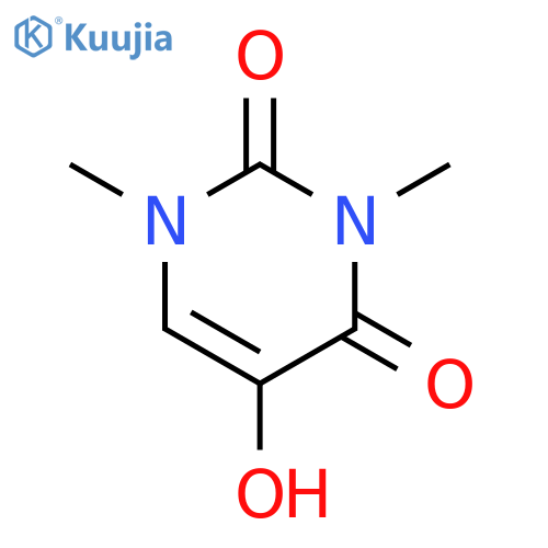 1,3-Dimethyl-5-hydroxyuracil structure