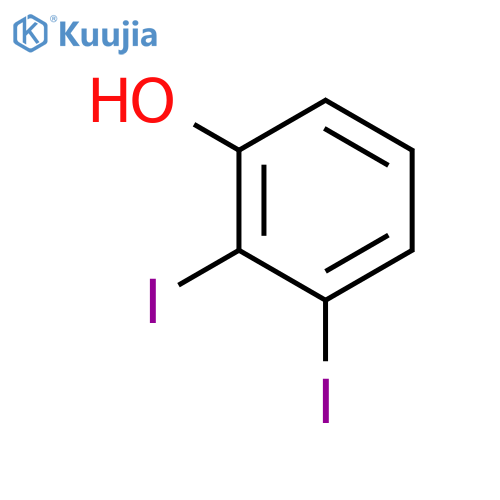 Phenol, 2,3-diiodo- structure