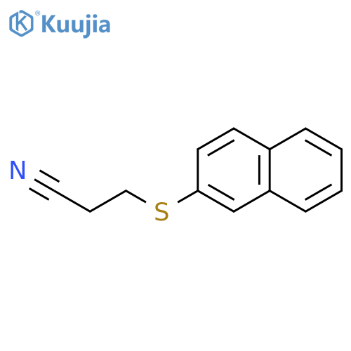 Propanenitrile, 3-(2-naphthalenylthio)- structure