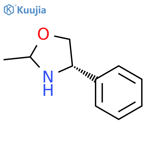 OXAZOLIDINE, 2-METHYL-4-PHENYL-, (4S)- structure