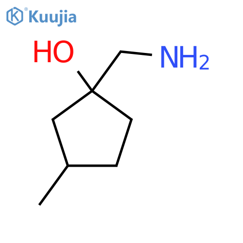 1-(aminomethyl)-3-methylcyclopentan-1-ol, Mixture of diastereomers structure