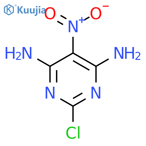 2-Chloro-5-nitro-4,6-pyrimidinediamine structure